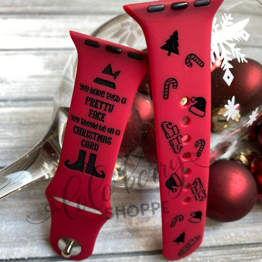 Holiday Elf Watchband, ELF, Christmas watchband