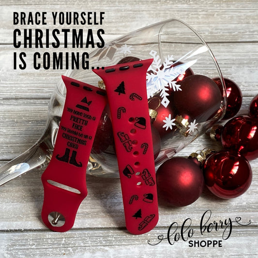 Holiday Elf Watchband, ELF, Christmas watchband