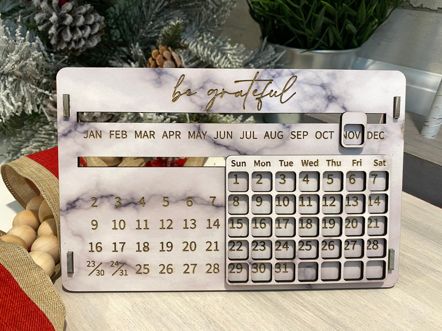 Perpetual Calendar, Annual Calendar, word of intention calendar