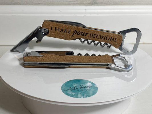 Wine Opener, Bar ware, cork screw, Wine gifts