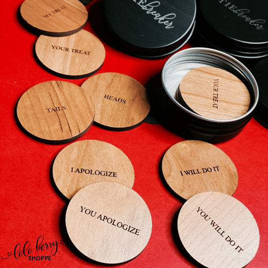 Tiebreaker tokens, heads and tails, decision makers