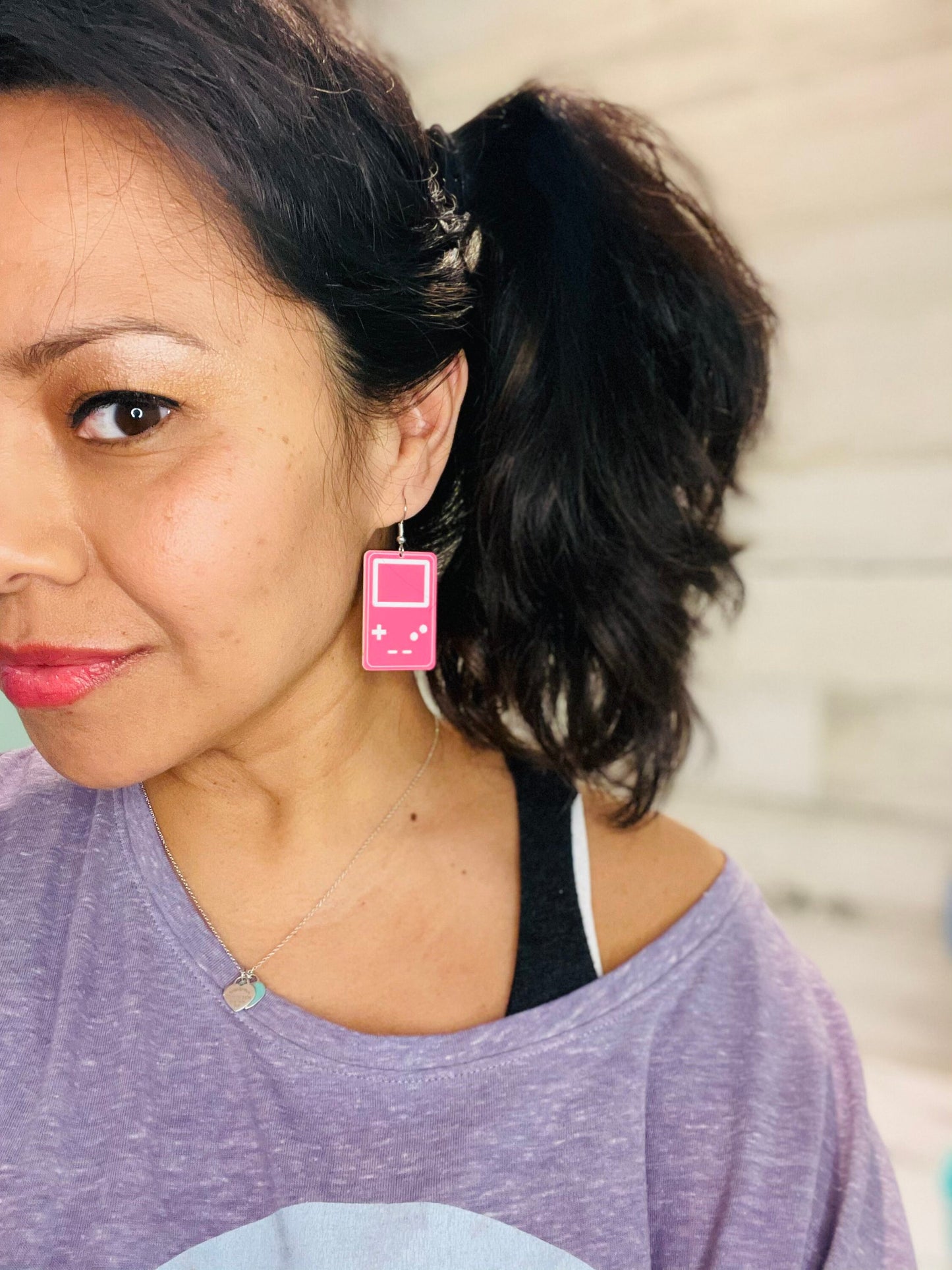 80s, 90s, retro, vintage, cassette tape earrings