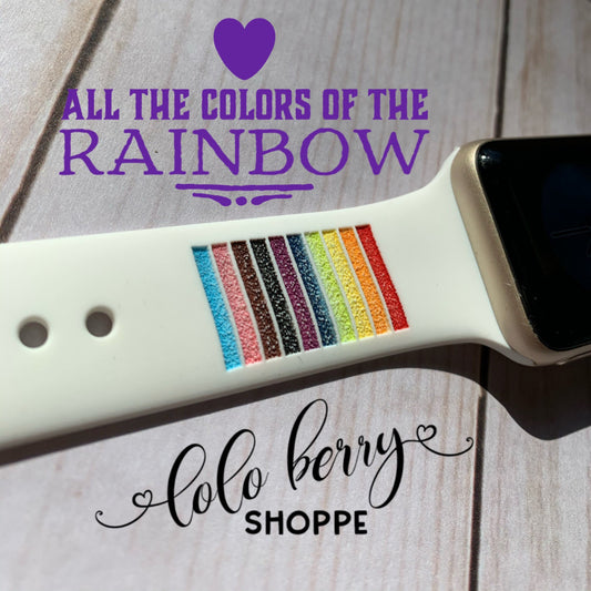ONE LOVE, One love Pride watchband, PRIDE month accessories