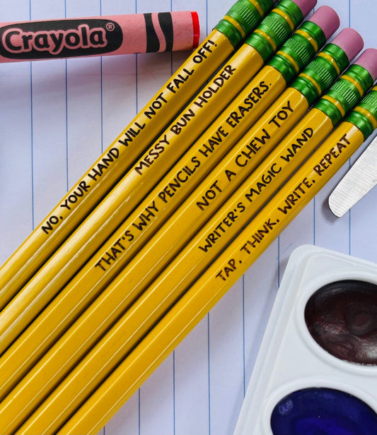 Engraved Pencils, School Supplies, Personalized Pencils, Teacher gifts, stocking stuffer pencils