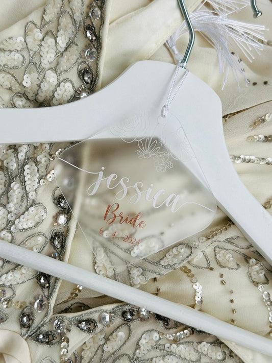 Tags For Hangers,  Wedding and Bridal Party hanger tags, Bridesmaids dress Tags, wedding gown tag, Bridesmaid proposal gift,